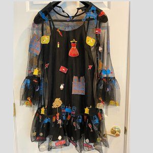 Gracia mesh printed dress